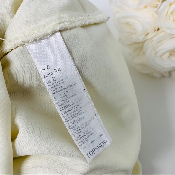 TopShop Ivory Lace Mesh Dress - Picture 7 of 9